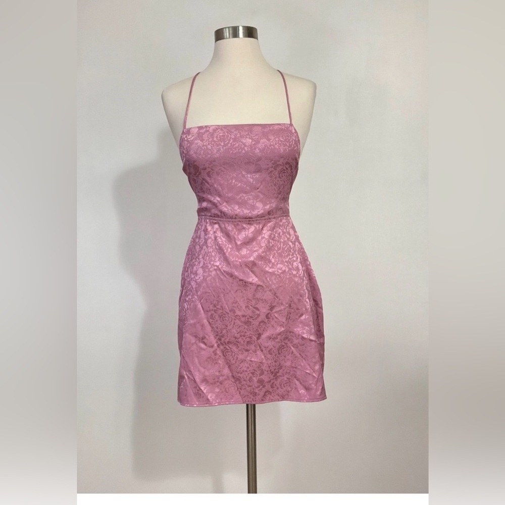 Resa Alex Mini Dress in Pink Rose Size Small - Picture 2 of 7